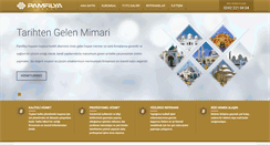 Desktop Screenshot of pamfilyainsaat.com